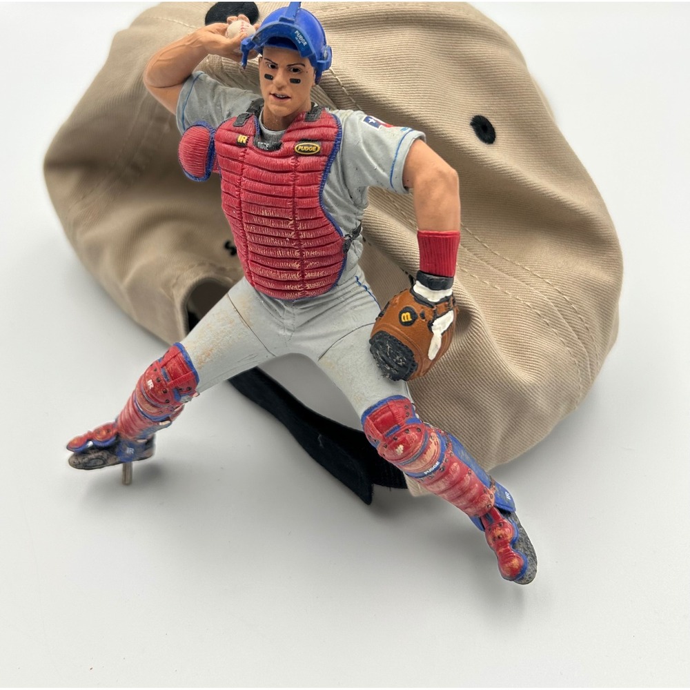 McFarlane Toys MLB Ivan Rodriguez Texas Rangers Action Figure Pudge Catcher 2002
